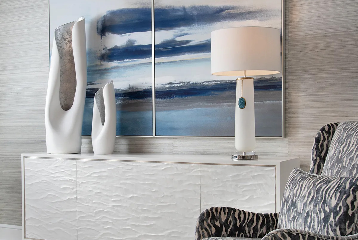 Blue and White Room